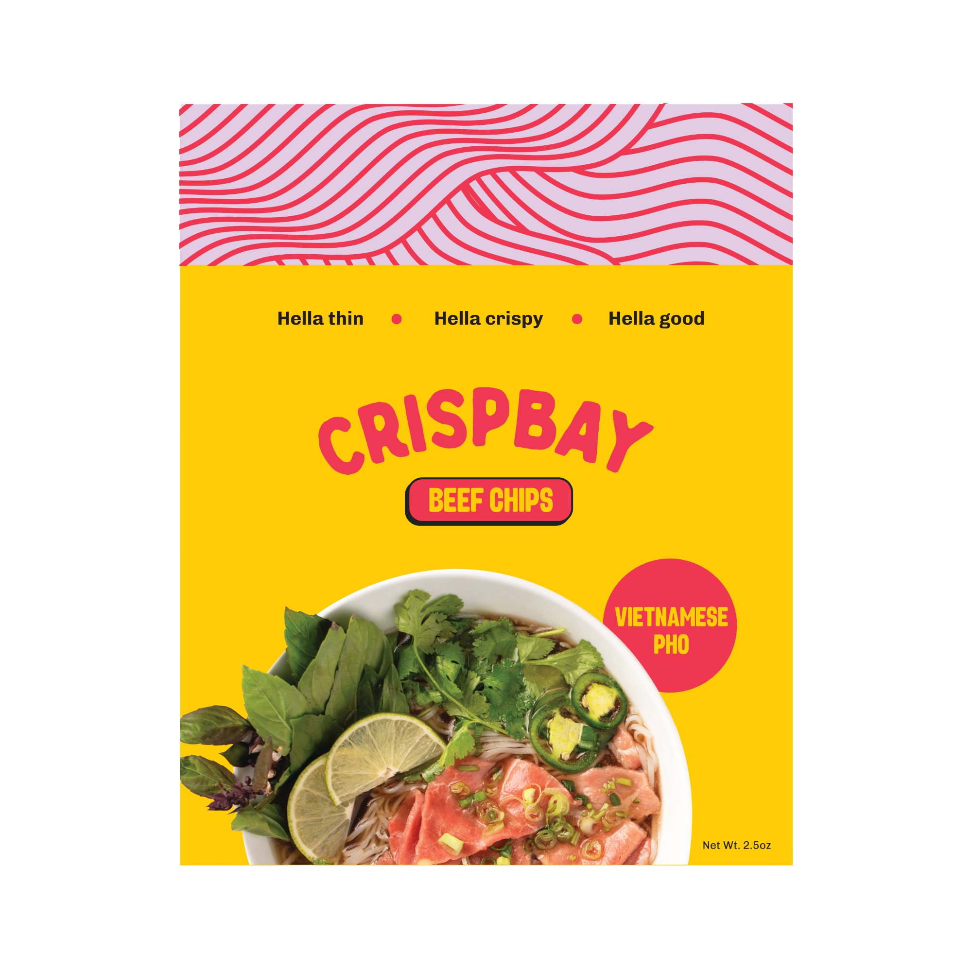 CRISPBAY Vietnamese Pho Beef Jerky Chips