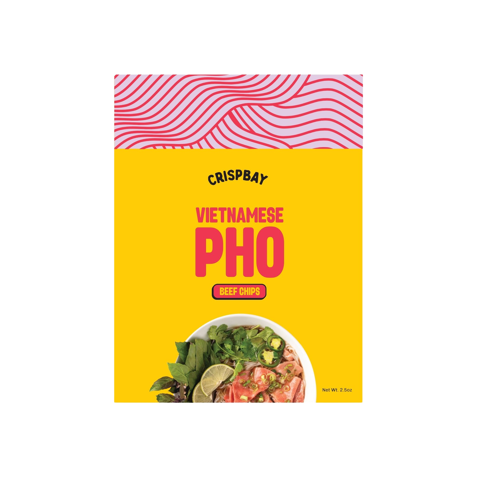 CRISPBAY Vietnamese Pho Beef Jerky Chips