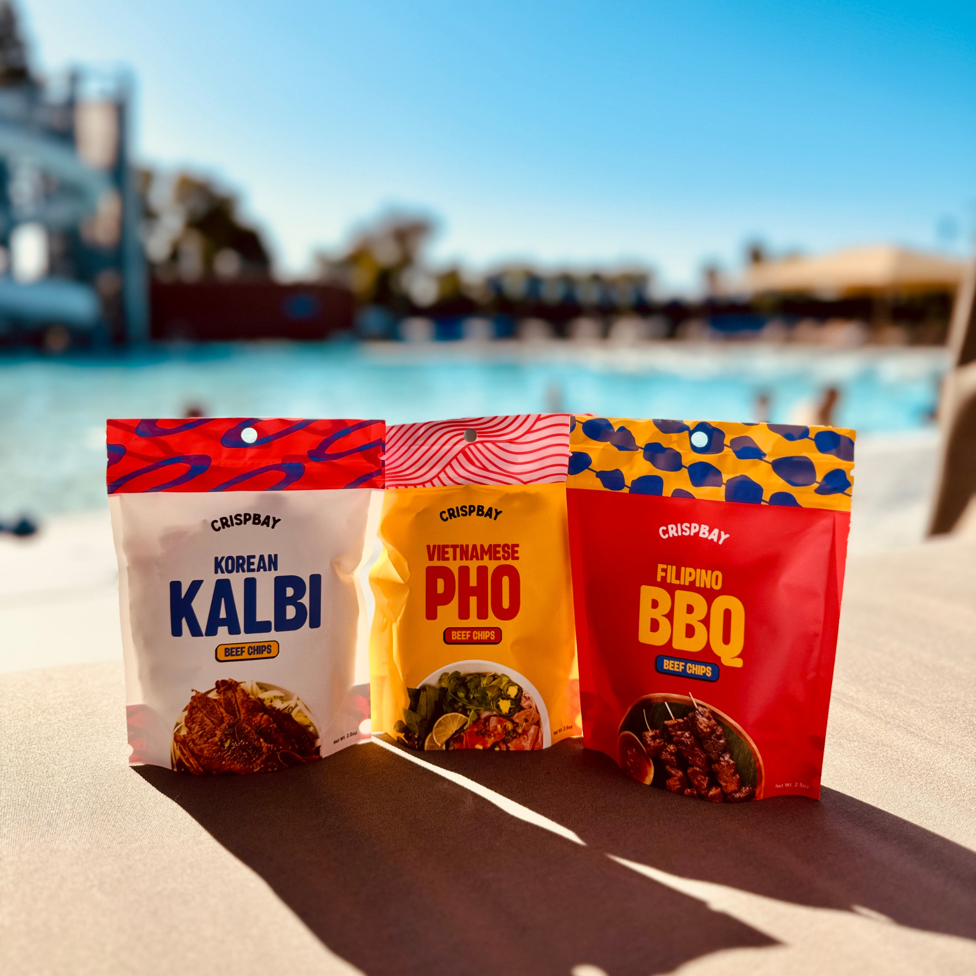 CRISPBAY Beef Jerky Chips Variety Pack