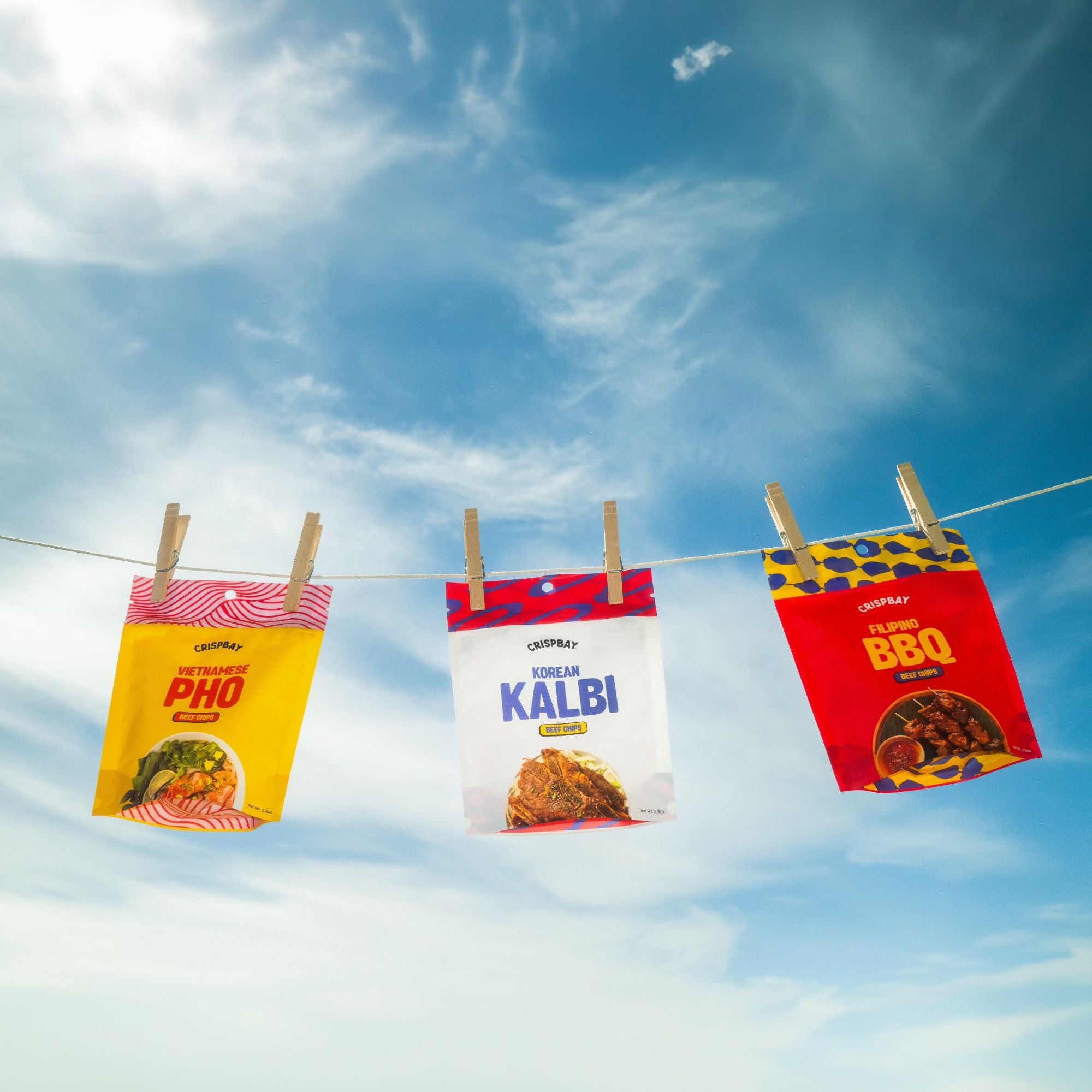 CRISPBAY Beef Jerky Chips Variety Pack