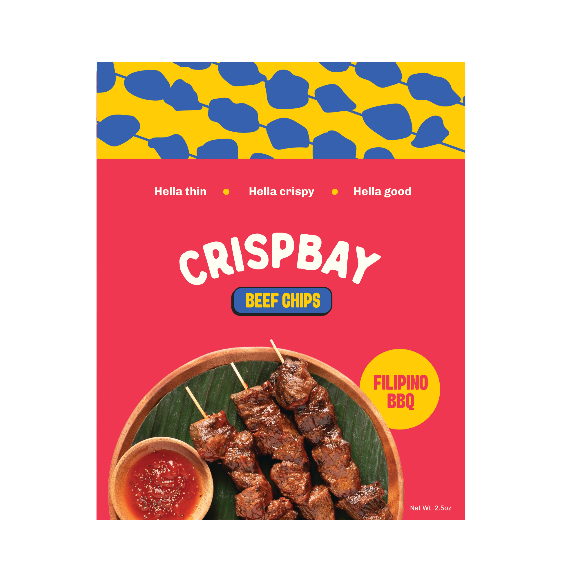 CRISPBAY Filipino BBQ Beef Jerky Chips