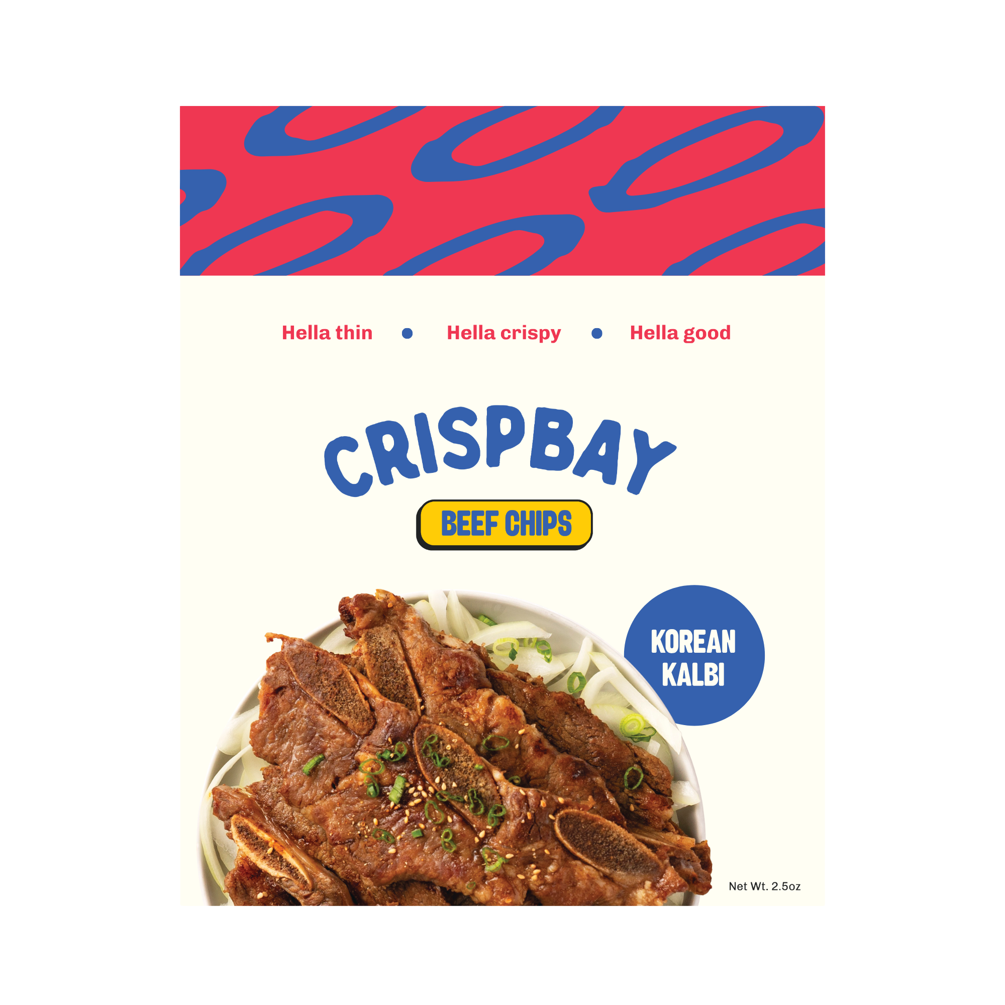 CRISPBAY Korean Kalbi Beef Jerky Chips