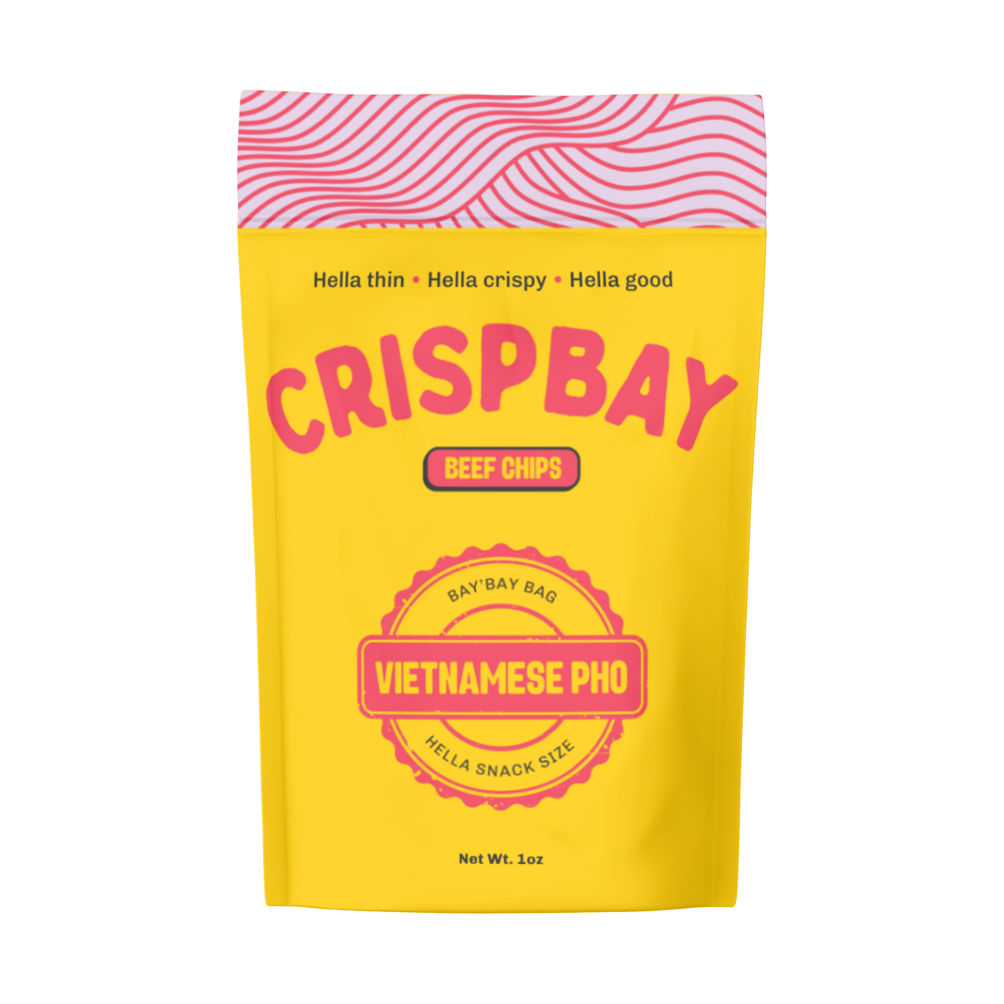 CRISPBAY Vietnamese Pho Beef Jerky Chips