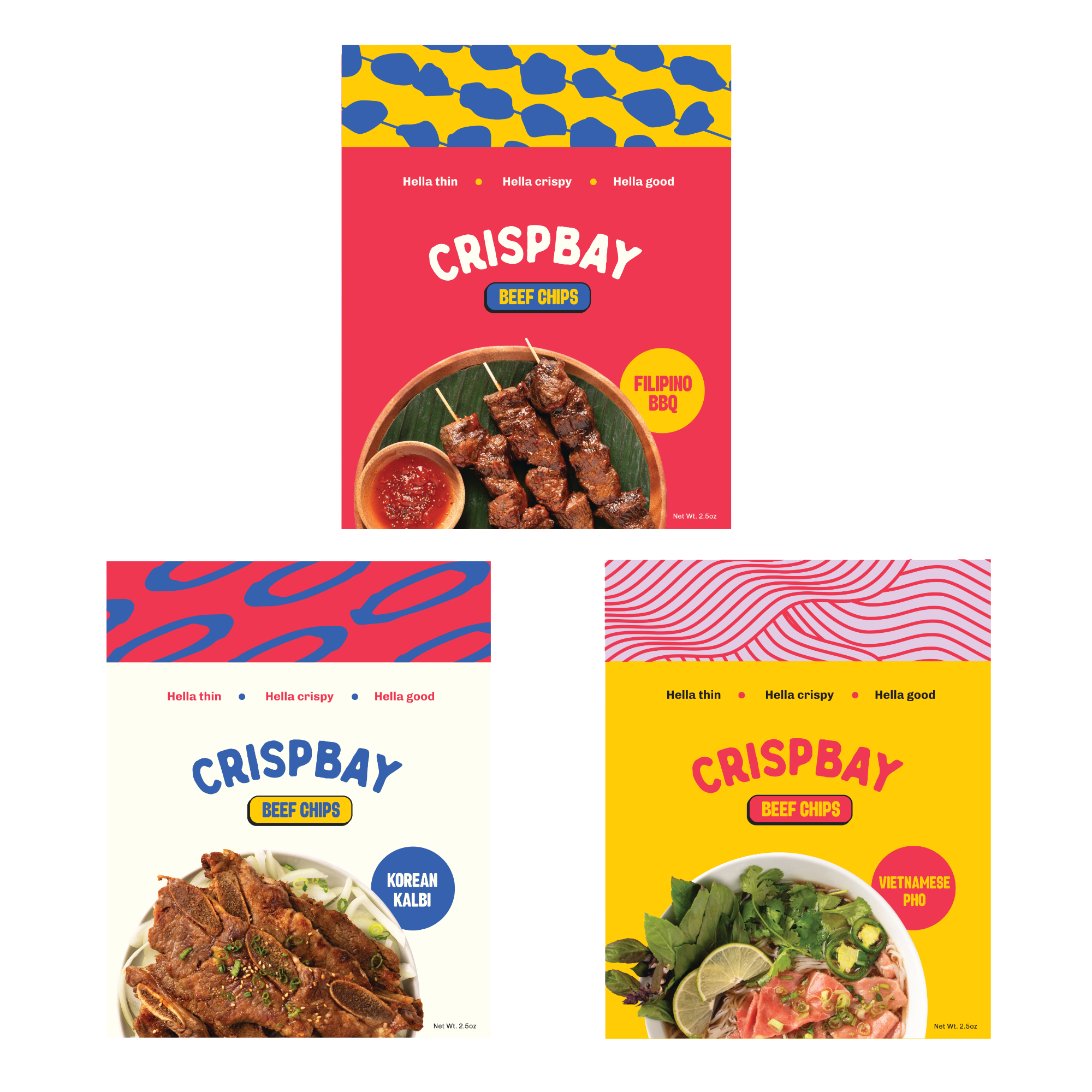 CRISPBAY Beef Jerky Chips Variety Pack