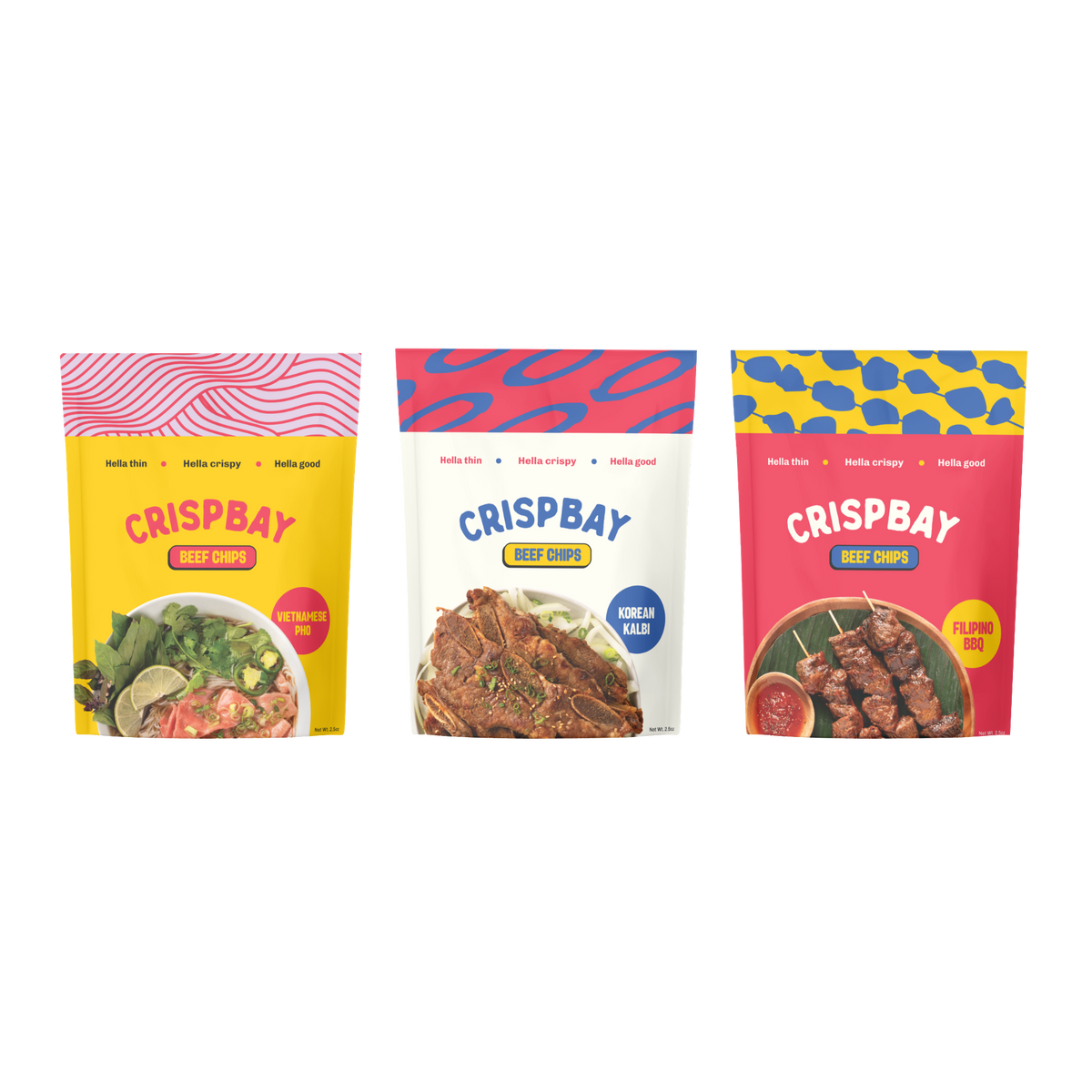 CRISPBAY Beef Chips - Variety Pack | CRISPBAY