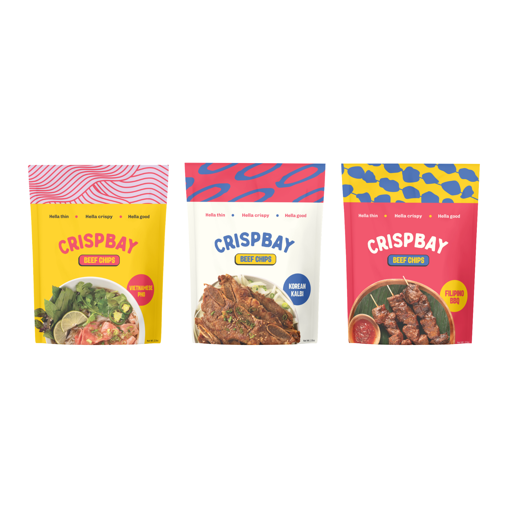 CRISPBAY Beef Chips Variety Pack